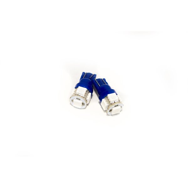 Race Sport T10 5-Chip 5050 Led Replacement Bulbs (Blue) (Pair) Pr RS-T10-B-5050